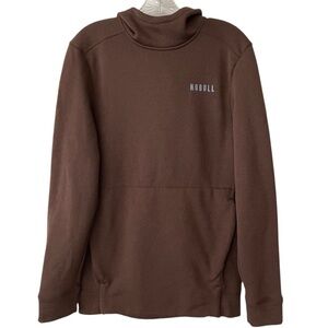 NO BULL Hoodie pullover Sweater Chocolate brown size Medium